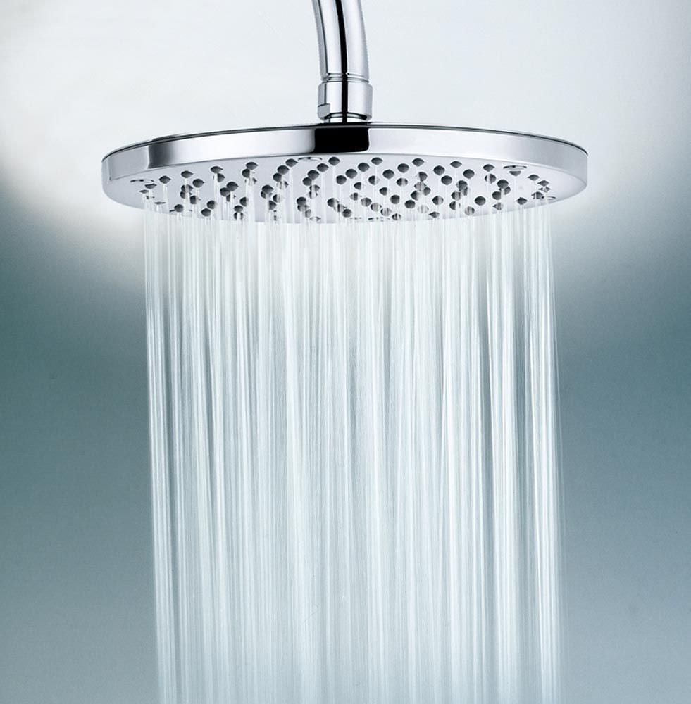 Image of shower head spraying water