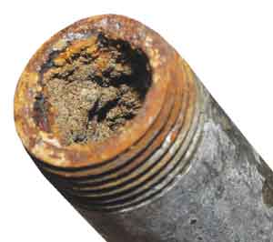 galvinized plumbing pipe